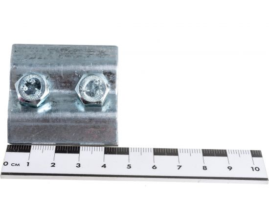 Соединительный зажим круглого проводника EZETEK 8-10мм параллельный, оцинковка 74426 – изображение 5