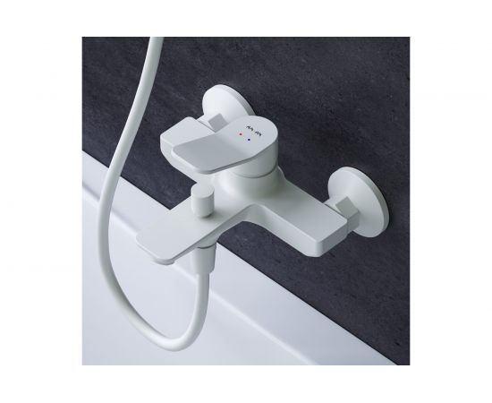 Смеситель для ванна/душа AM.PM X-Joy, белый, F85A10033 – изображение 7