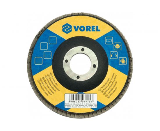 Диск лепестковый (125х22 мм; Р100) VOREL 7987 