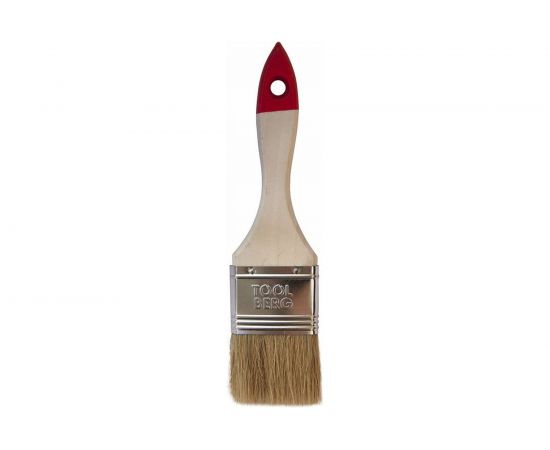 Плоская кисть Toolberg 2"", белая 0101020 