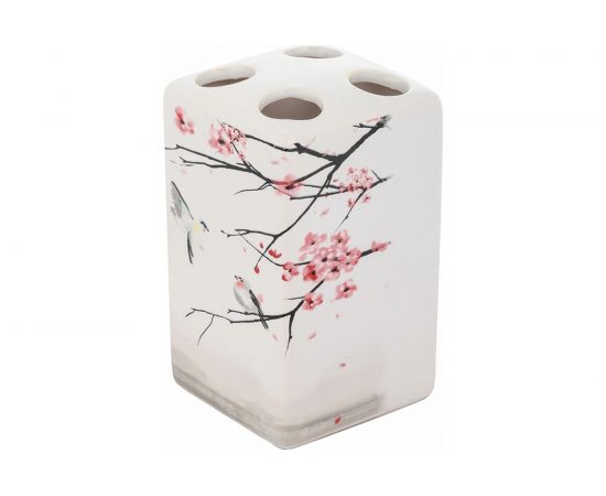 Держатель для зубных щеток Рыжий кот Сакура керамика TBH-S 006519 