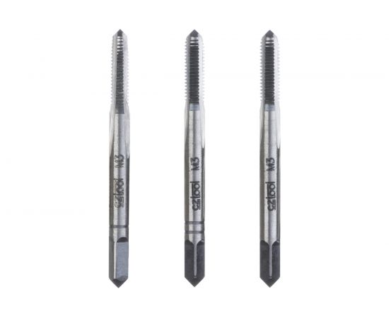 Набор метчиков из 3-х шт. Bucovice Tools М 3, шаг 0.5 мм 115CrV3 110030-3 