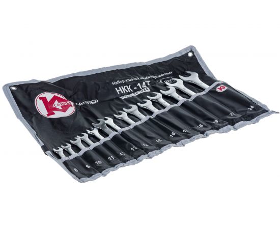 Набор комбинированных ключей, 14 штук, CrV Калибр НКК-14Т 00000062584 
