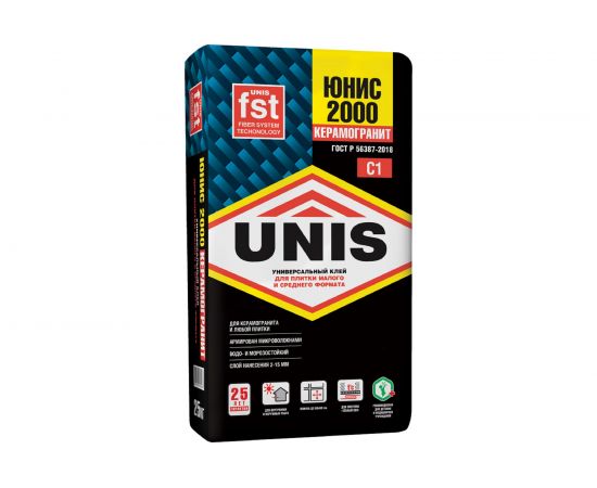 Плиточный клей UNIS Юнис-2000 25 кг 24667 