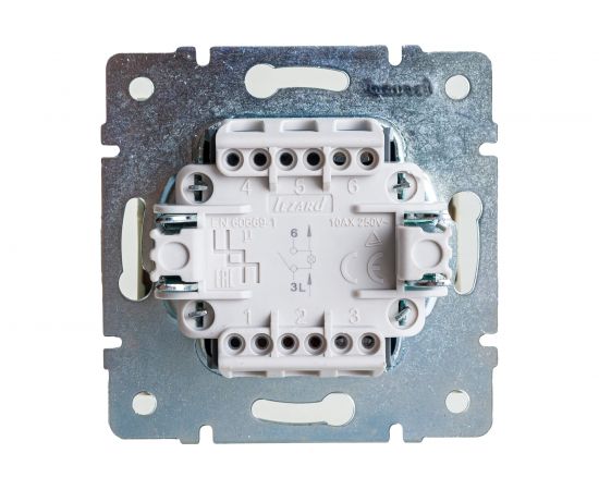 Выключатель с подсветкой LEZARD RAIN крем 703-0388-111 – изображение 2