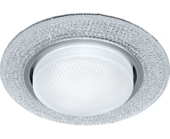Встраиваемый потолочный светильник FERON с белой LED подсветкой CD4046 GX53 без лампы, прозрачный, 41908 – изображение 2