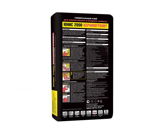 Плиточный клей UNIS Юнис-2000 25 кг 24667 – изображение 2