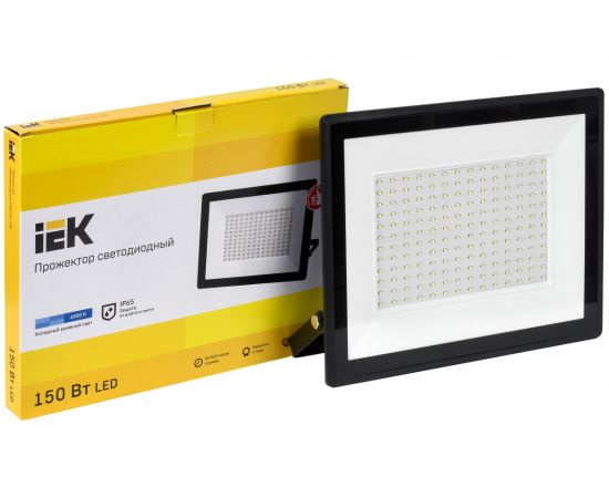 Светодиодный прожектор IEK СДО 06-150, черный, IP65, 6500K LPDO601-150-65-K02 – изображение 2