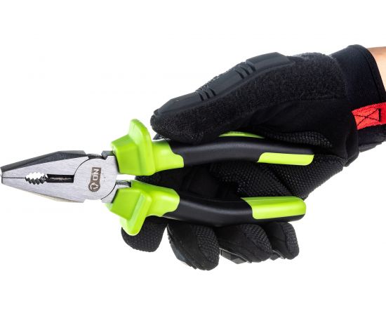 Комбинированные пассатижи ON 200 мм, сталь 45, кованые, полированные 08-01-320 – изображение 2