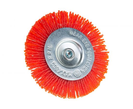 Корщетка-колесо (75 мм; нейлон) для дрелей FIT IT 38607 – изображение 2