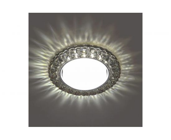 Потолочный встраиваемый светильник FERON CD4045 20LEDх2835 SMD 4000K, 15W GX53, серый, хром 41410 – изображение 2