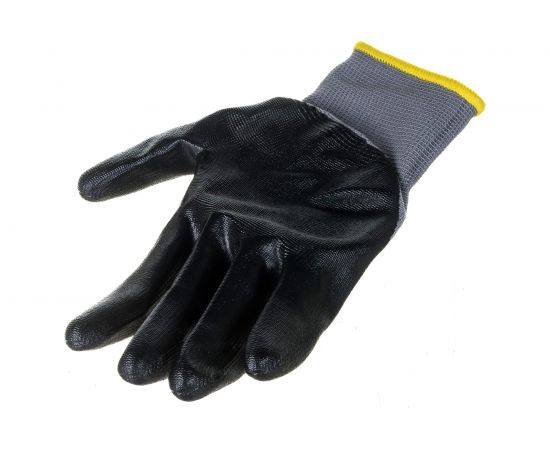 Универсальные перчатки с полиуретановым покрытием UNITRAUM серые UN-N002-8 – изображение 2