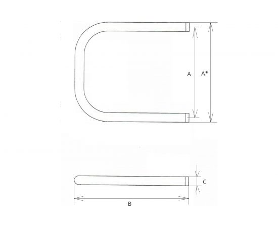 Полотенцесушитель Двин P 32/60 1" Без полки Водяной К0 10336008 – изображение 3