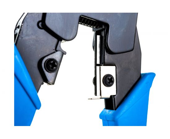 Инструмент IEK ITK для обжима RJ45/RJ12/RJ11 ручка PVC TM1-G10V – изображение 3