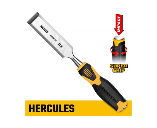 Стамеска-долото Stayer HERCULES с двухкомпонентной рукояткой, 22 мм 18205-22_z01 – изображение 3