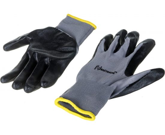Универсальные перчатки с полиуретановым покрытием UNITRAUM серые UN-N002-8 – изображение 3