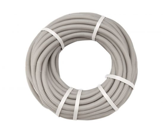 Гофрированная труба из ПВХ REXANT с зондом d 20 мм серая 25 м 28-0200-25 – изображение 3