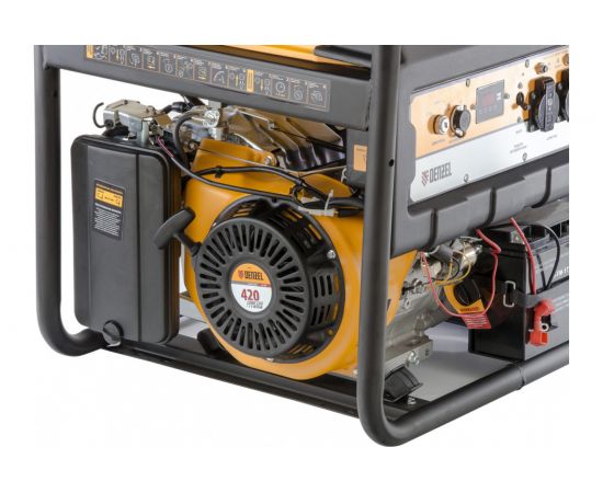 Бензиновый генератор DENZEL PS 55 EA, 5,5 кВт, 230В, 25л 946874 – изображение 3