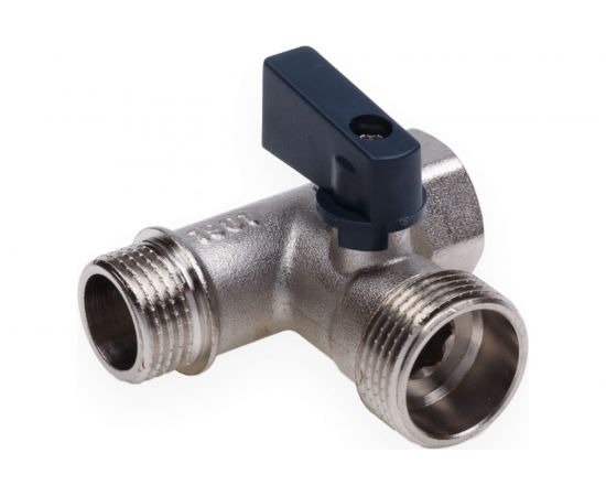 Шаровой кран AQUALINK трехпроходной 1/2 вн x 3/4 нар x 1/2 нар 1175 – изображение 4