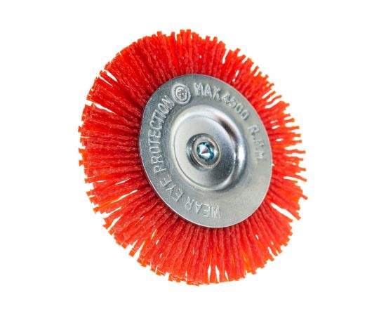 Корщетка-колесо (75 мм; нейлон) для дрелей FIT IT 38607 – изображение 4