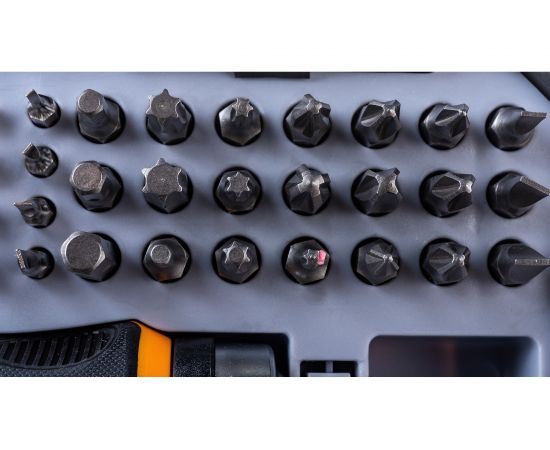 Реверсивная отвертка с набором бит INGCO 55 шт. HKSDB0558 – изображение 8