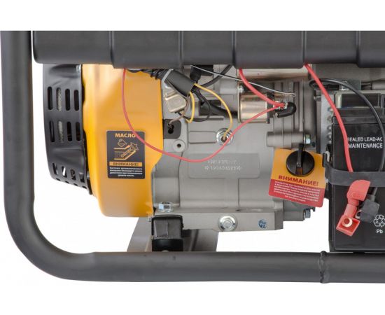 Бензиновый генератор DENZEL PS 55 EA, 5,5 кВт, 230В, 25л 946874 – изображение 8