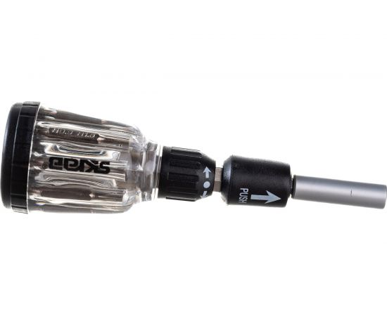 Отвертка SKRAB 16 в 1 прямая с трещоточным механизмом 41689 