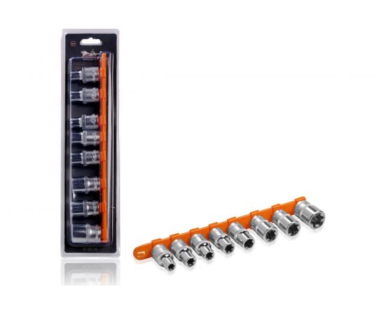 Набор головок 1/2"" DR TORX E10-E24, 8 шт. Airline AT-BS-34 