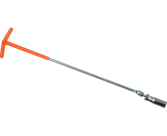 Т-образный свечной ключ AIRLINE с карданом, 16х500 мм, с резиновым фиксатором AK-S-09 