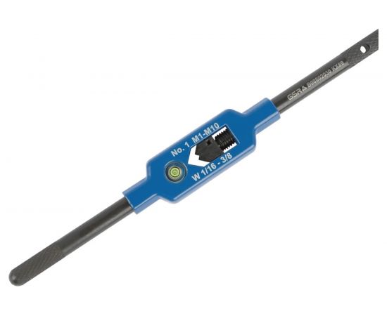 Метчикодержатель GSR N 1 1/2 стальной M1-М12 Silver с уровнем B08802040 