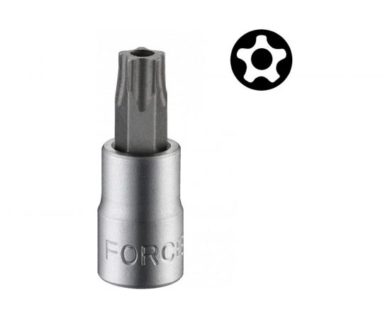 Головка-бита 1/4"", 5-ти лучевая с отверстием, TS15, L=32 мм FORCE 32F3215 