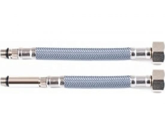 Гибкая подводка Mateu GR L 500 мм, штуцер М10х1х35- гайка 1/2, штуцер М10х18- гайка 1/2, нейлон, блистер, 2 шт 751050378 