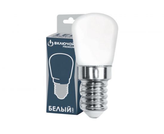 Лампа Включай Т26 5W FR E14 4000K 220V AC 26х56.5 LED PREMIUM для вытяжек 1008050 