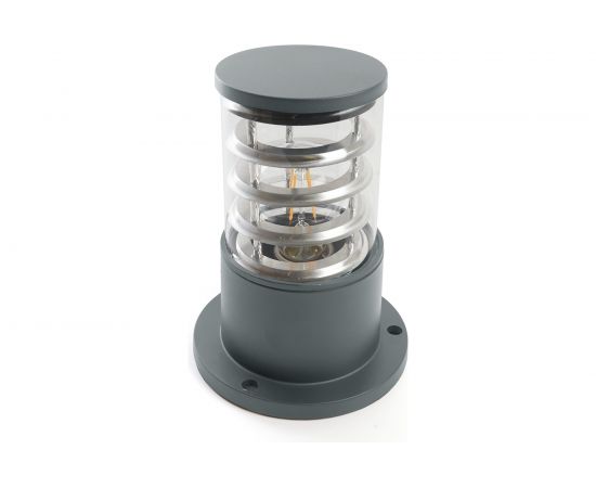 Садово-парковый светильник FERON DH0800 столб, E27 230V, серый 41916 