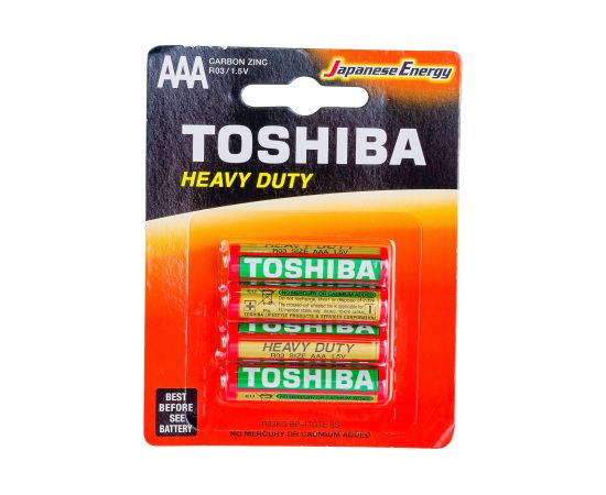 Солевой элемент питания Toshiba R03 KG 4 /card 4401 