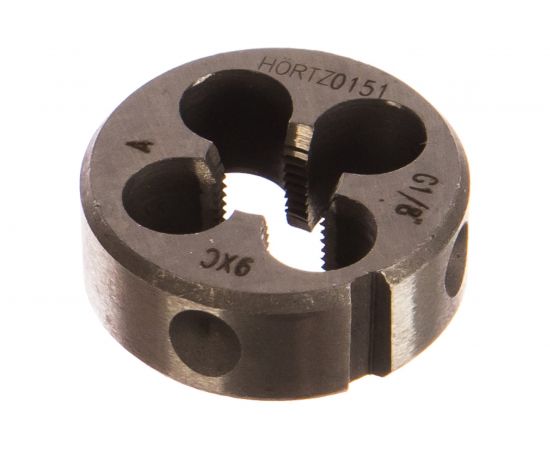 Трубная цилиндрическая плашка G 1/8 дюйма 9ХС HORTZ 204128 