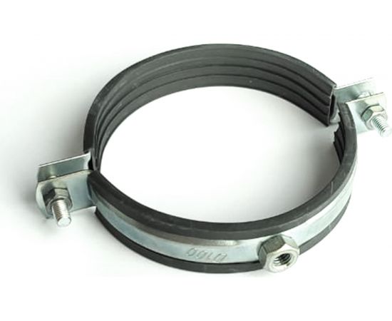 Вентиляционный хомут Хоммет 100 мм, с гайкой М8 и винтом М6х20 1VENT100 