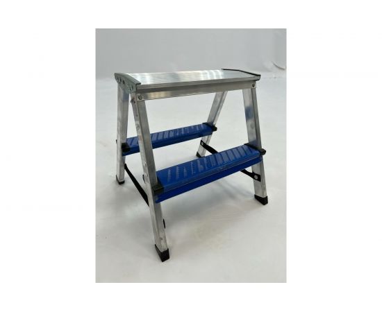 Двусторонняя алюминиевая стремянка Sarayli КОЛОР 2x2 18212 