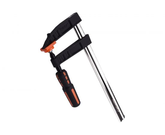 Реечная струбцина HARDEN, усиленная, 2-х компонентная рукоятка, 50*150 мм 600301 