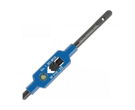 Метчикодержатель GSR N 1 1/2 стальной M1-М12 Silver с уровнем B08802040 – изображение 2