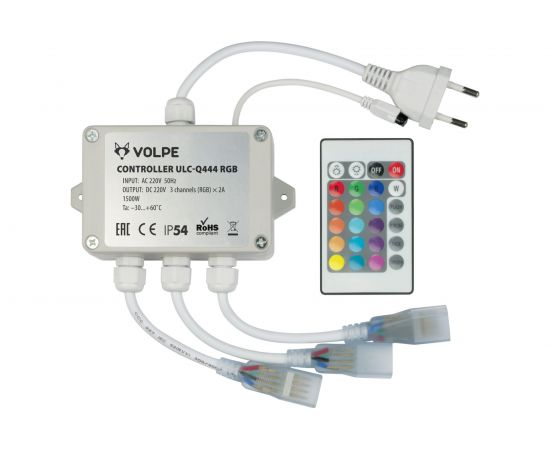 Контроллер для управления светодиодными лентами Volpe ULC-Q444, RGB, WHITE, ULS-5050 UL-00002275 – изображение 2