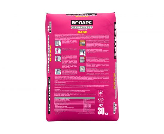 Гипсовая штукатурка БОЛАРС BASE 30 кг 00000027609 – изображение 2