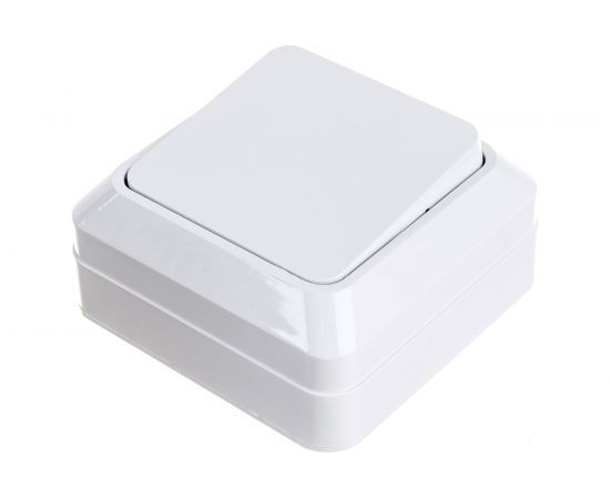 Одноклавишный выключатель EKF Рим 10А белый ENV10-021-10 – изображение 2