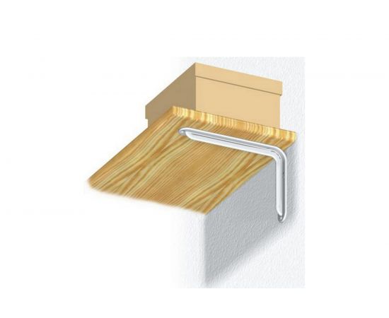 Кронштейн ALDEGHI LUIGI SPA 395х260х41 мм, оцинкованный, цвет: черный 2522VN40 – изображение 2