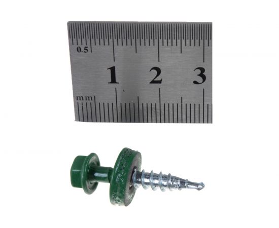 Саморез КР Невский Крепеж св. 4,8х28 RAL-6002 зелёный 60 шт. 912030 – изображение 3