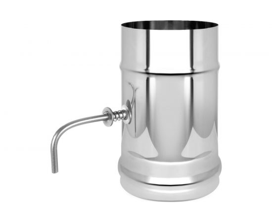 Шибер поворотный (115 мм; AISI 430-0.5мм) Везувий А-311931 – изображение 3