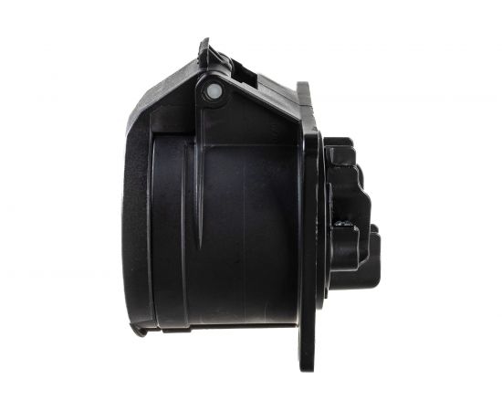 Встраиваемая розетка PCE 16А 400V 3P+N+E IP44 черная 315-6x – изображение 3