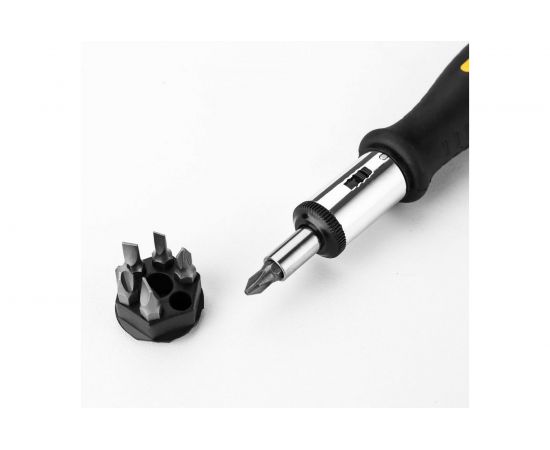 Реверсивная отвертка с набором бит и гибким валом DEKO BS8 8 предметов – изображение 3