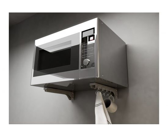 Кронштейн из нержавеющей стали для СВЧ печи EMBODIMENT толщина 1.2 мм EMB-MW-S-N – изображение 4