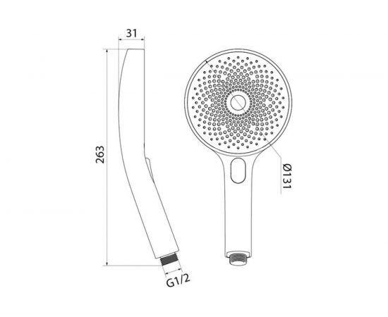 Лейка для душа IDDIS SpaHome хром SPA3F0Ci18 – изображение 5